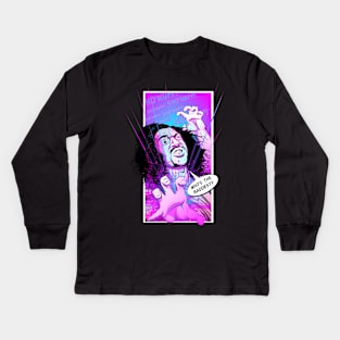 Sho Nuff!!! Kids Long Sleeve T-Shirt